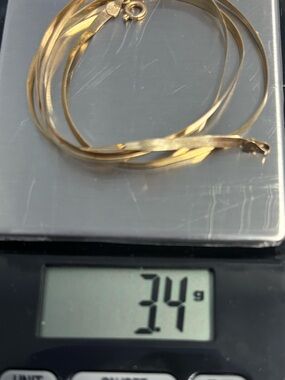 10K Yellow Gold 3mm Herringbone Chain